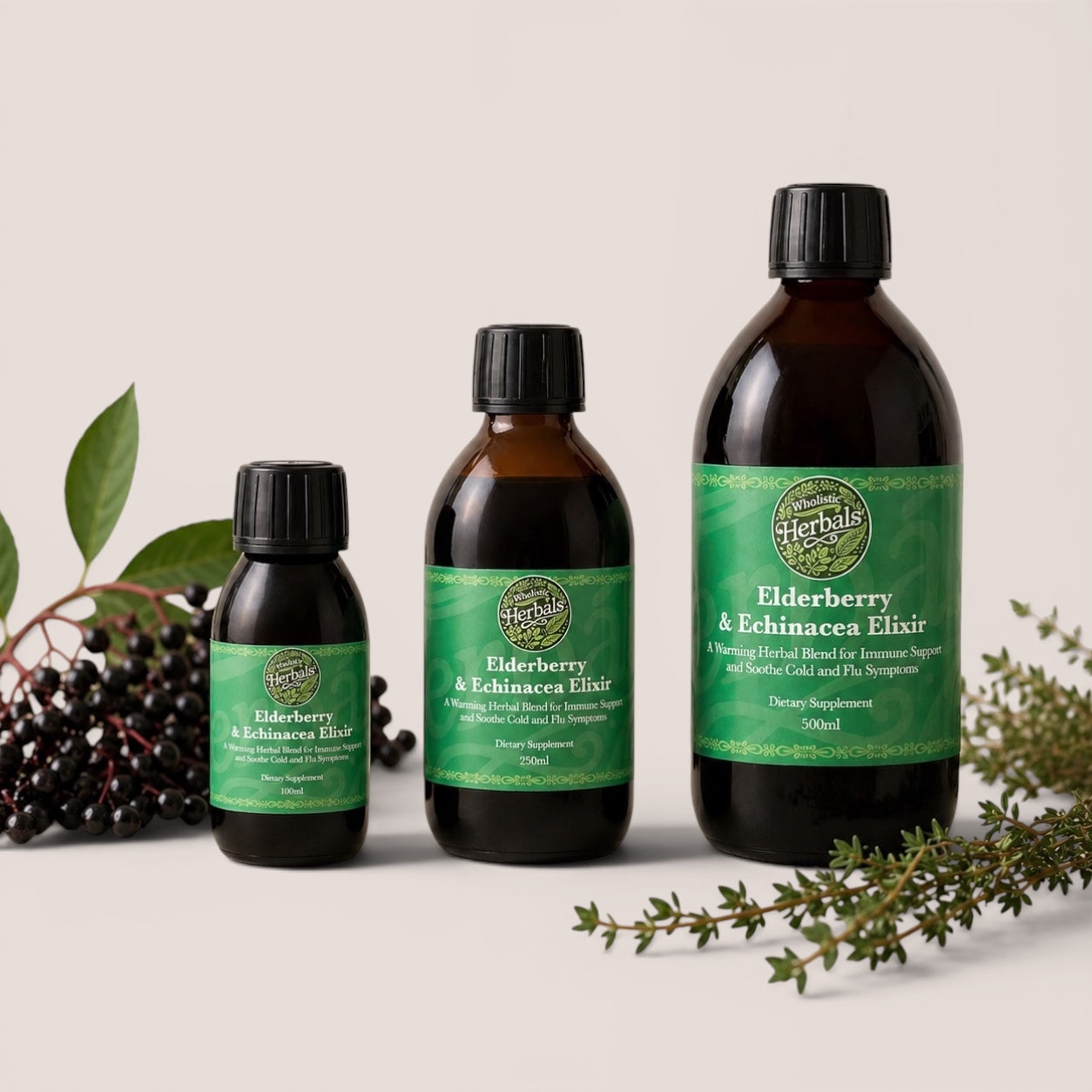 Organic Elderberry & Echinacea Elixir