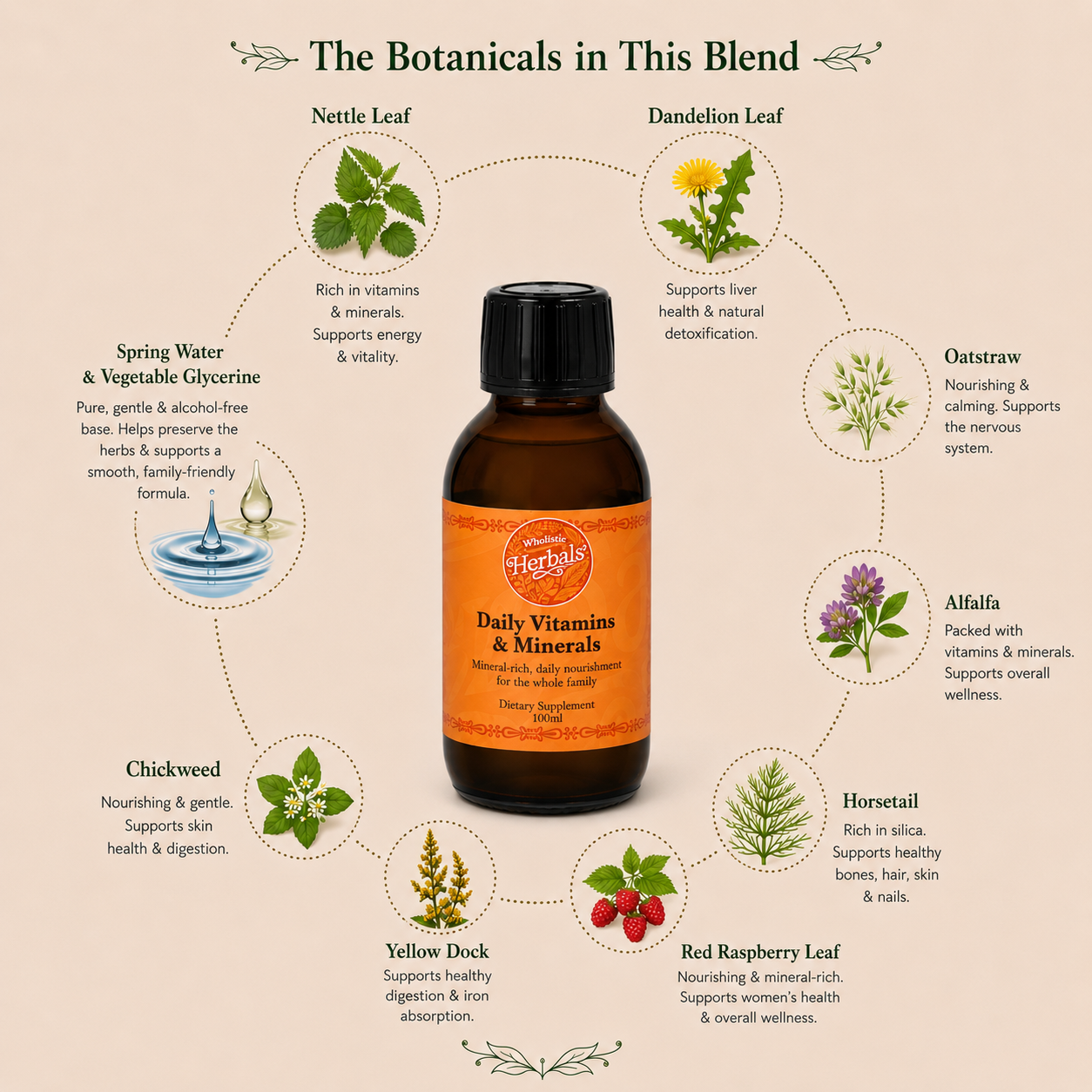 Daily Vitamins & Minerals | Mineral-Rich Herbal Blend
